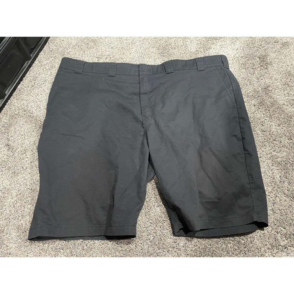Dickies Temp-iQ Cooling Shorts Mens Flex Performance Workwear Black 50 Excellent